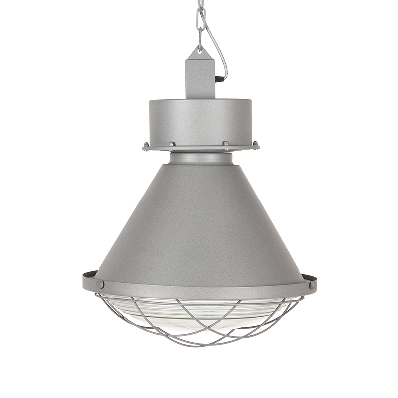 Hanglamp Hagen Grijs Concrete - Metaal - LABEL51