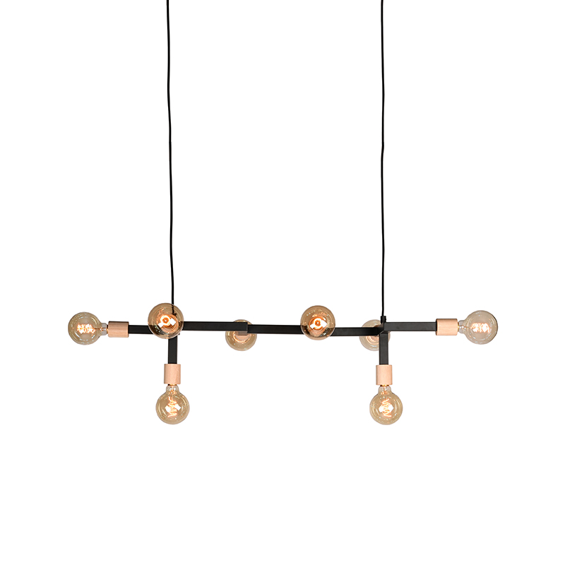 Hanglamp Loco Zwart - Metaal - LABEL51