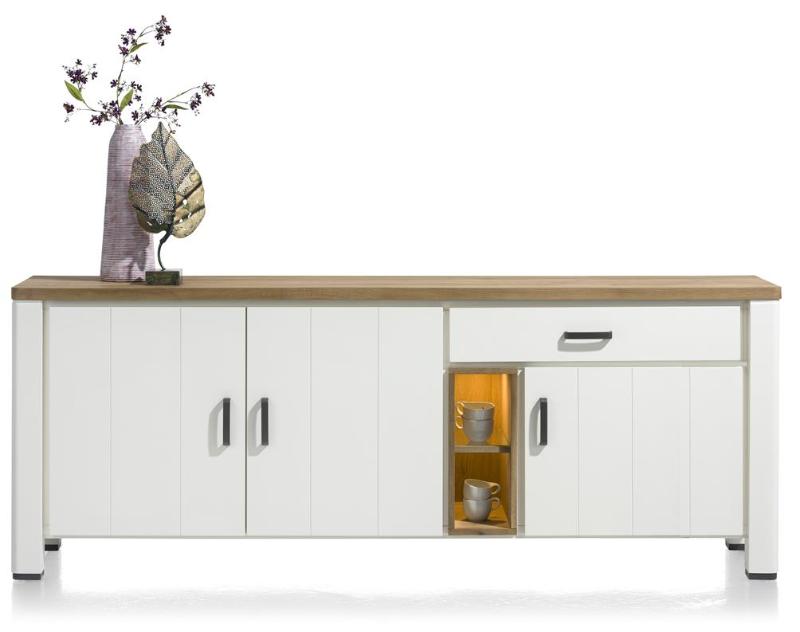 Dressoir Arizona Wit - Eiken - Happy at Home