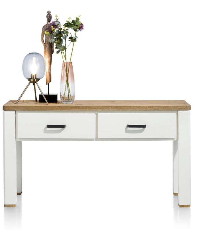 Sidetable Arizona Wit - Eiken - Happy at Home