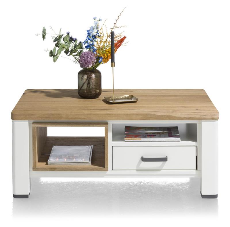 Salontafel Arizona Wit - Eiken - Happy at Home