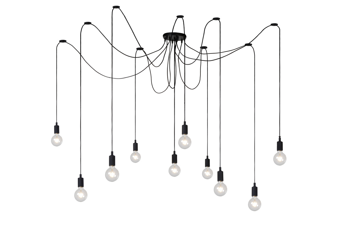 Hanglamp Fix Zwart - Metaal - Lucide
