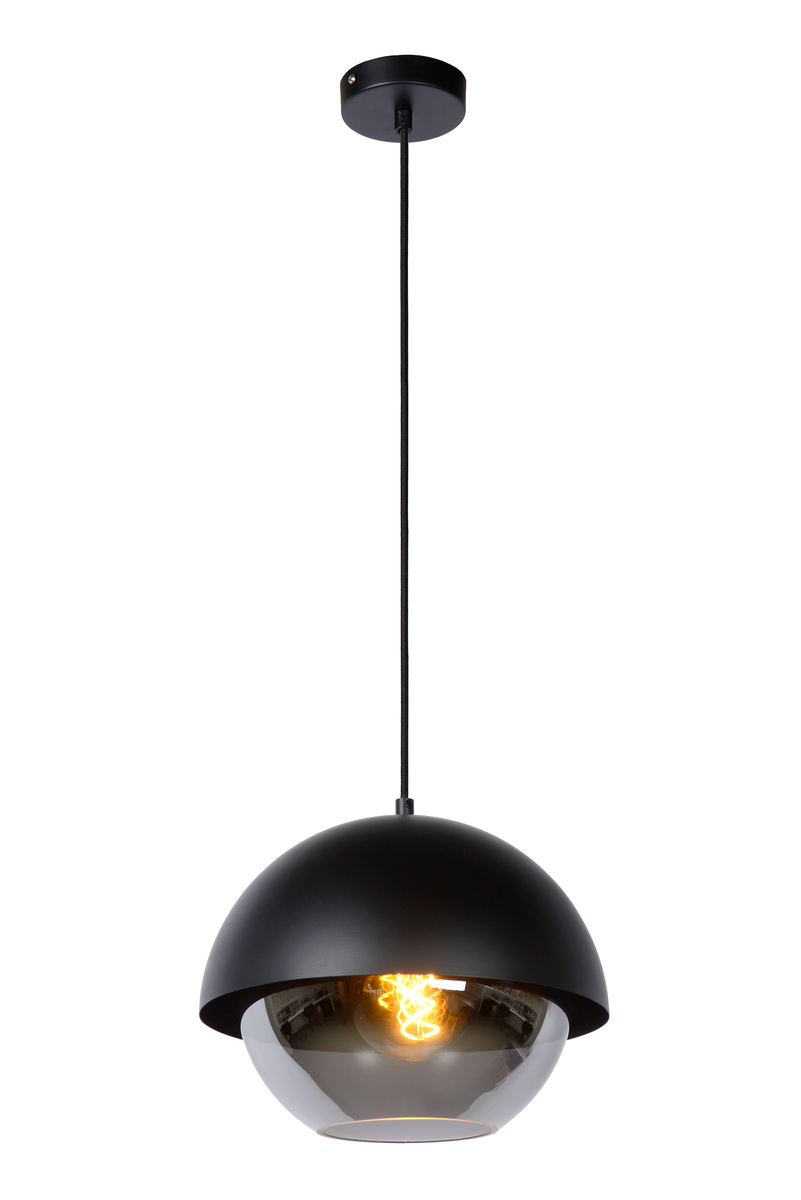 Hanglamp Cooper Zwart  - Glas - Lucide