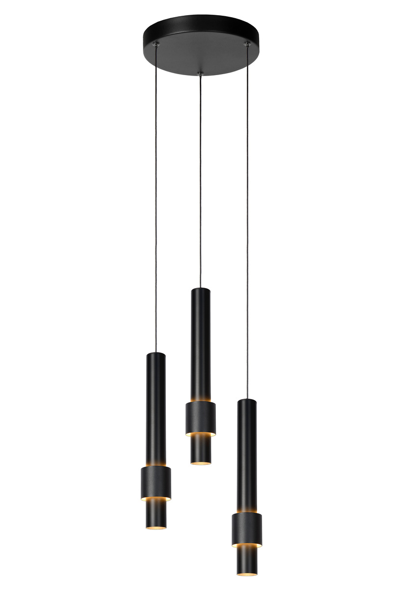 Hanglamp Margary Zwart - Metaal - Lucide