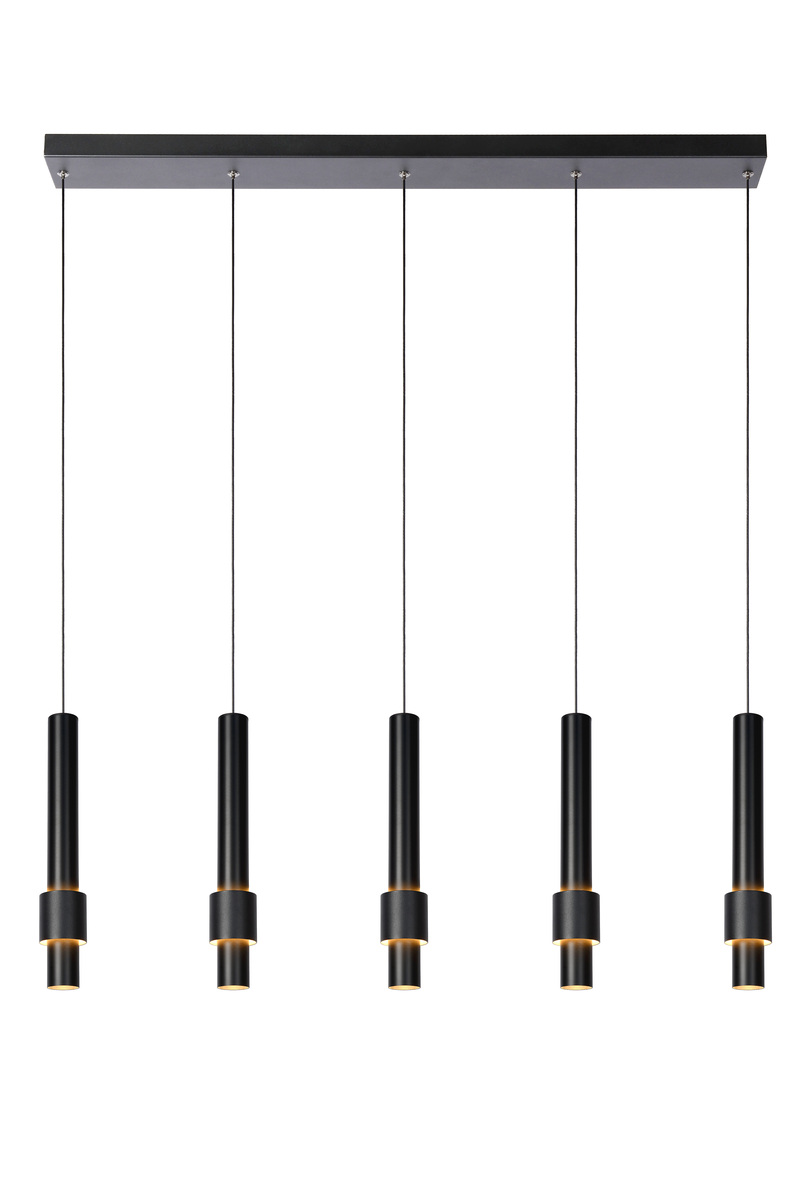 Hanglamp Margary Zwart - Metaal - Lucide