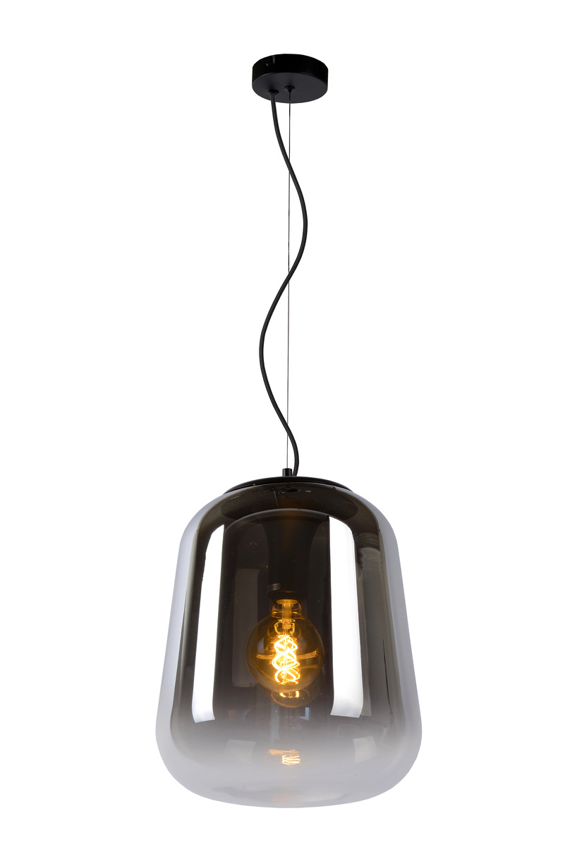 Hanglamp Glorio Zwart - Glas - Lucide