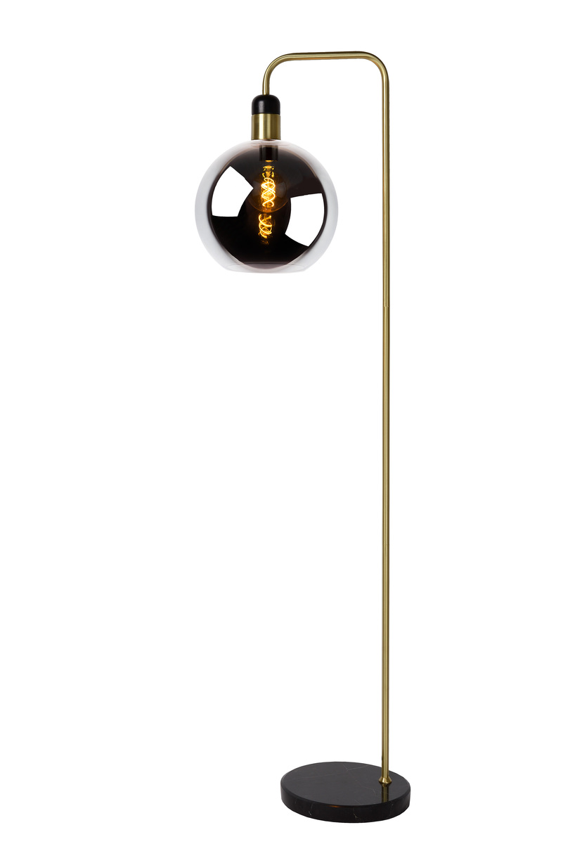 Vloerlamp Julius Zwart - Glas - Lucide