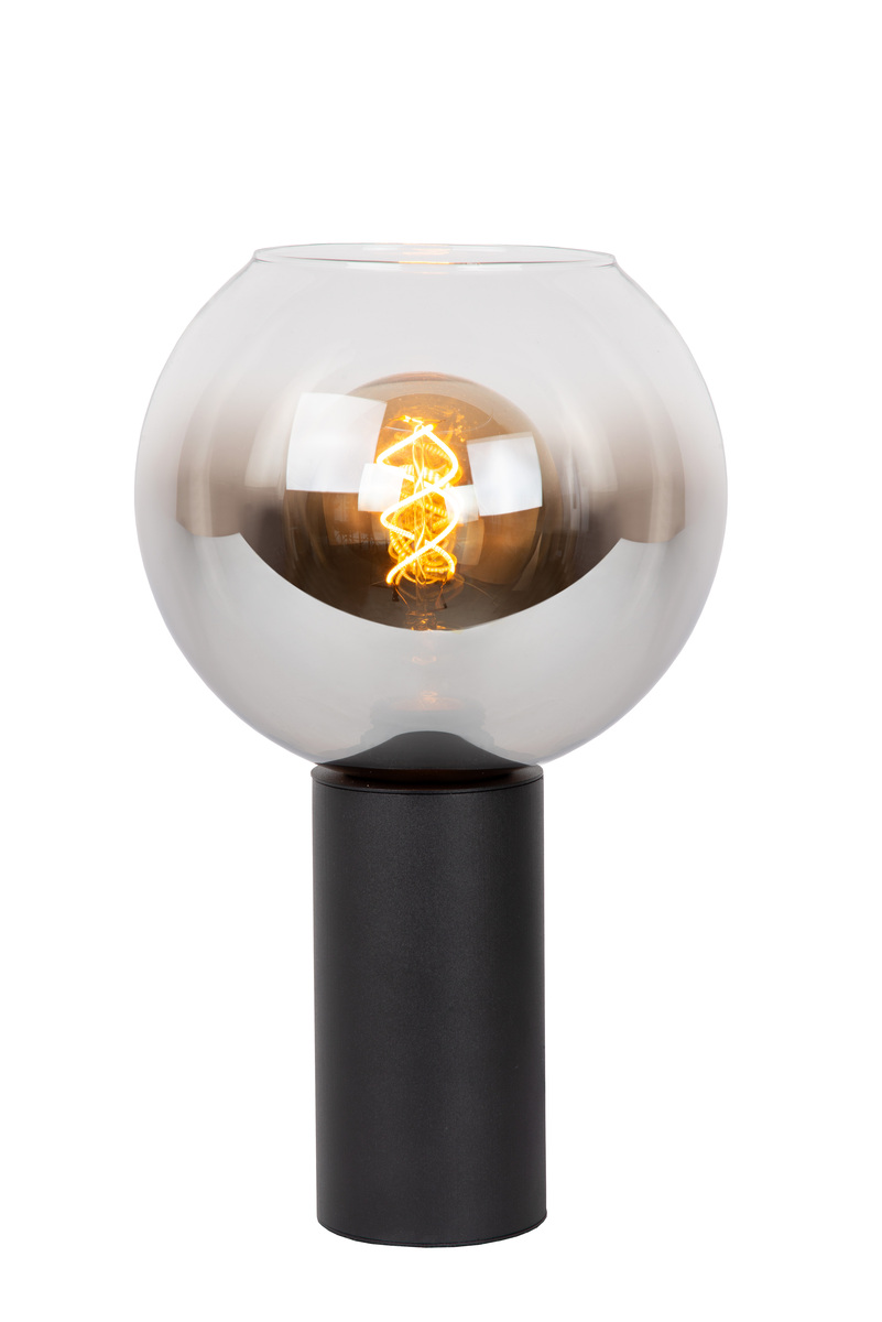Tafellamp  Zwart  - Glas - Lucide