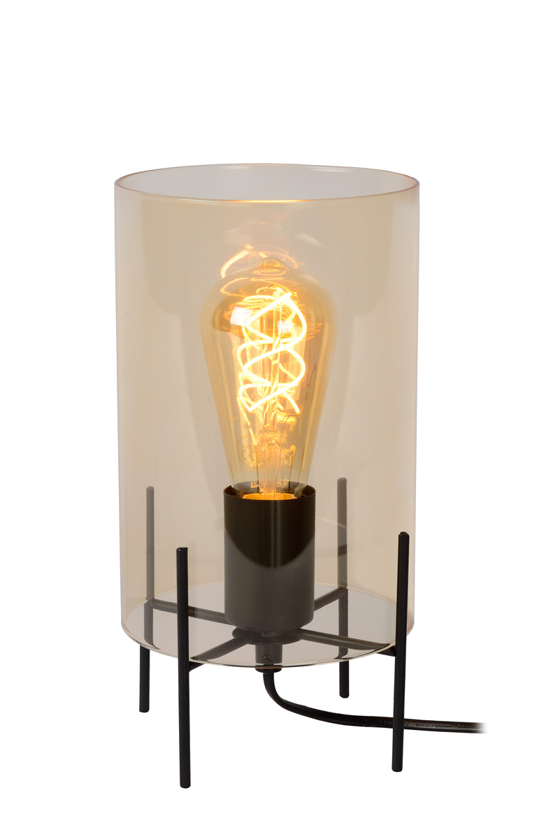Tafellamp Steffie Bruin Goud - Glas - Lucide