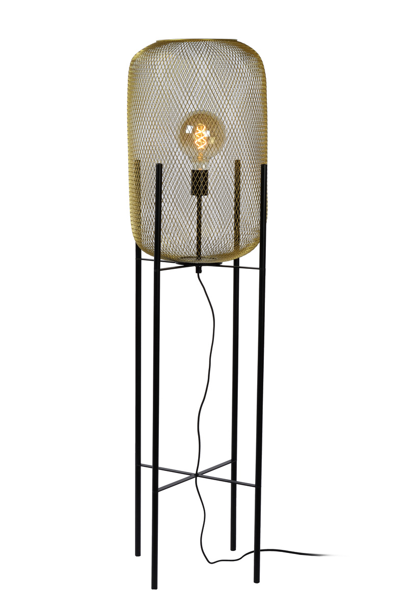 Vloerlamp Geel Goud - Metaal - Lucide