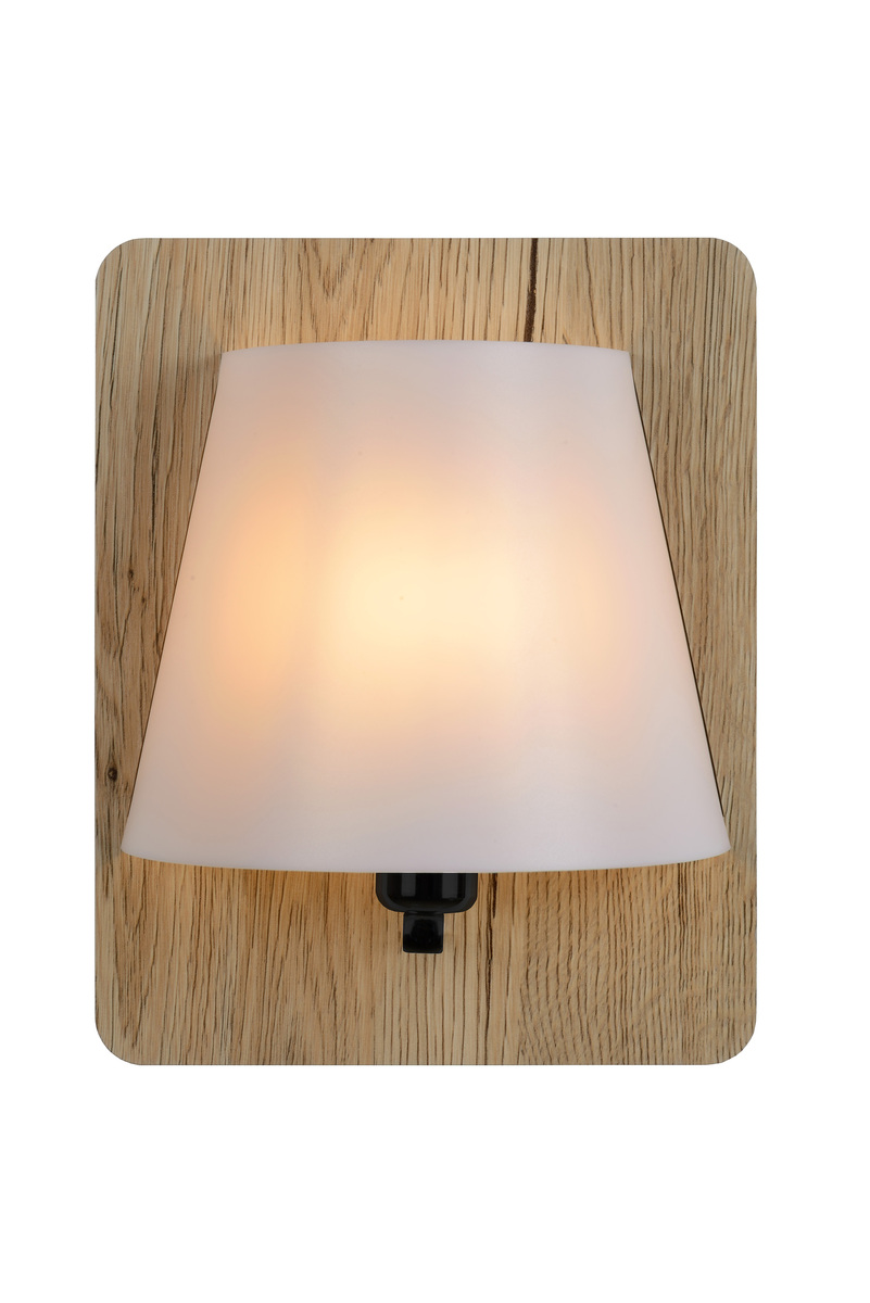 Wandlamp Idaho Bruin - Hout - Lucide