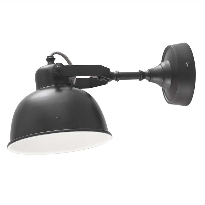 Wandlamp Giens Zwart - Metaal - LABEL51