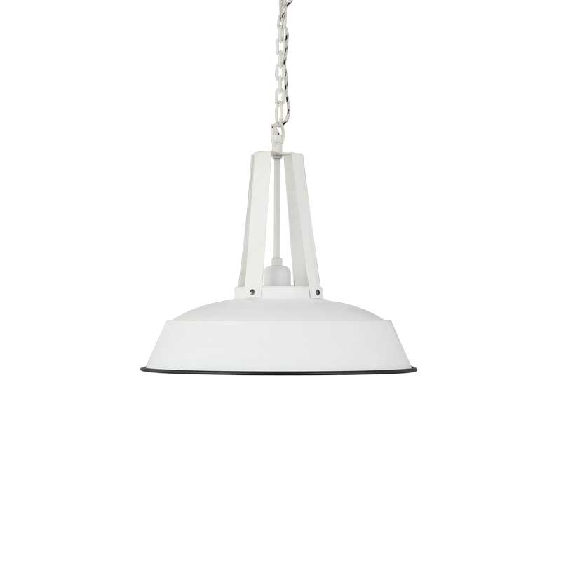 Hanglamp Worker Wit - Metaal - LABEL51