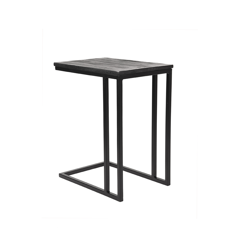 Bijzettafel Move Zwart - Mangohout - LABEL51