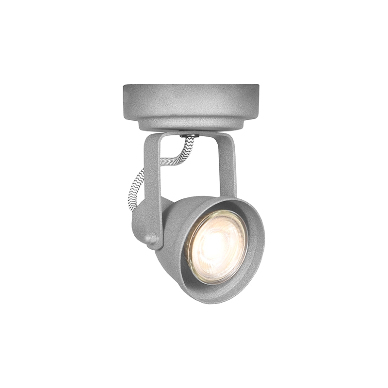 Spot Aken led Grijs Concrete - Metaal - LABEL51