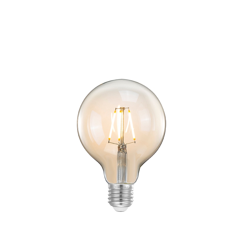 Lichtbron Led Kooldraadlamp Bol Transparant Helder glas - Glas - LABEL51