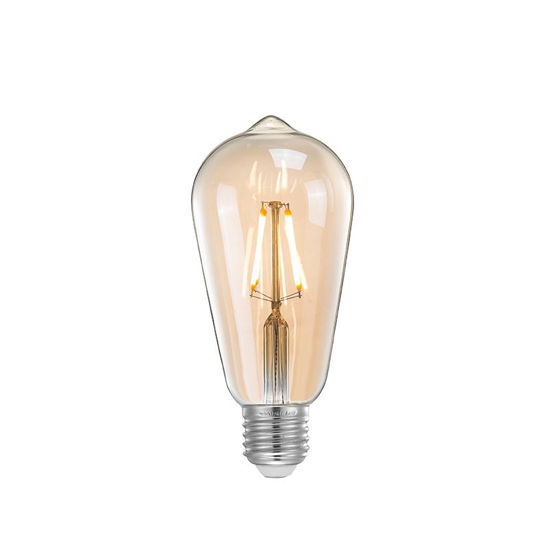 Lichtbron Led Kooldraadlamp Peer Transparant Helder glas - Glas - LABEL51