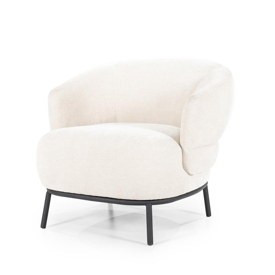 Fauteuil David - Beige - Stof - Eleonora