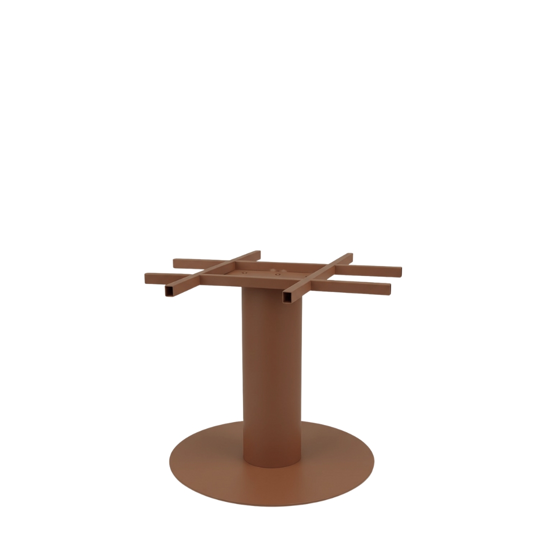 Eetkamertafel Tafelpoot Extra Stable - Coral - Metaal - LABEL51