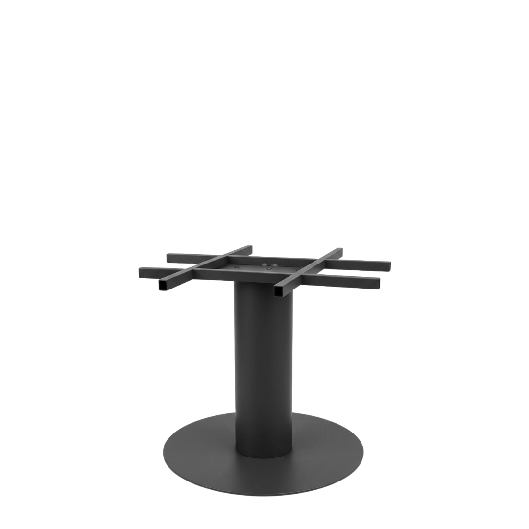 Eetkamertafel Tafelpoot Extra Stable - Zwart - Metaal - LABEL51