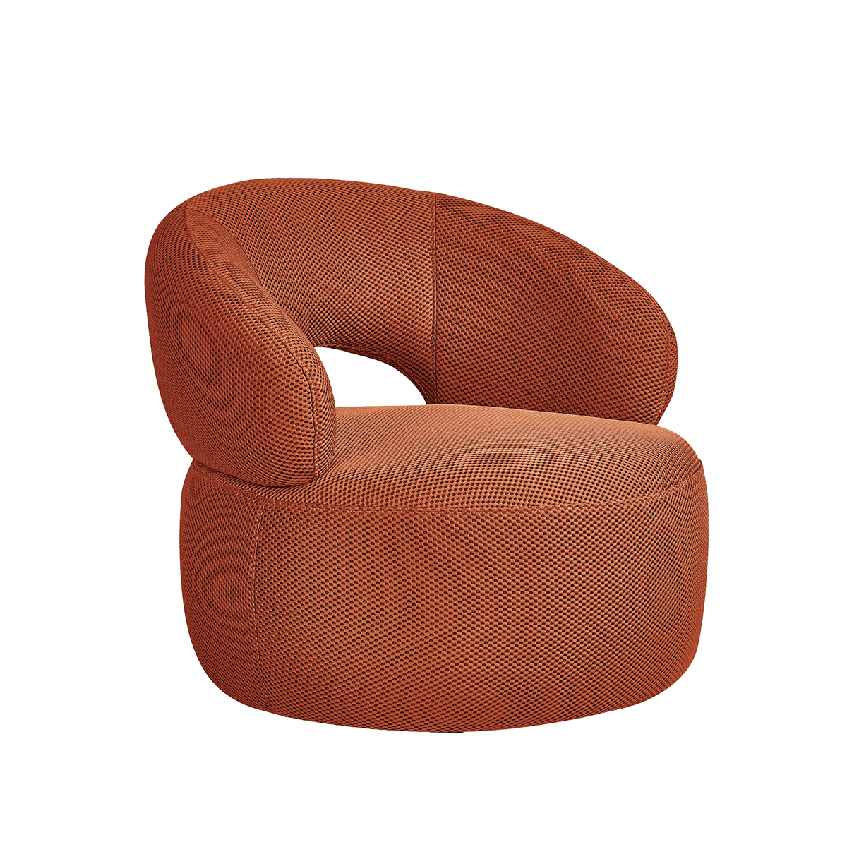 Fauteuil Suite - Zonder armleuning - Rust - Geweven - LABEL51