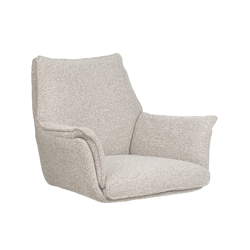 Eetkamerstoel Mix and Match - Naturel - Royal Boucle - LABEL51