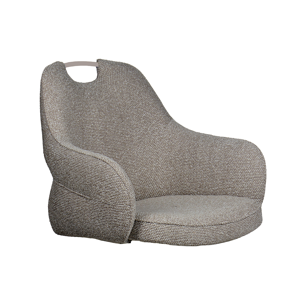 Eetkamerstoel Mix and Match - Zonder armleuning - Mushroom - Boucle - LABEL51