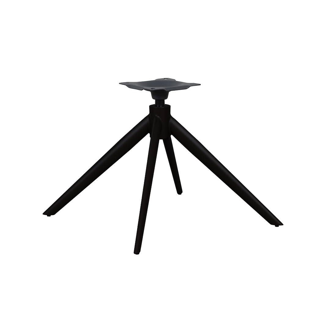 Eetkamerstoel The Chair Studio - Zonder armleuning - Zwart - Metaal - LABEL51