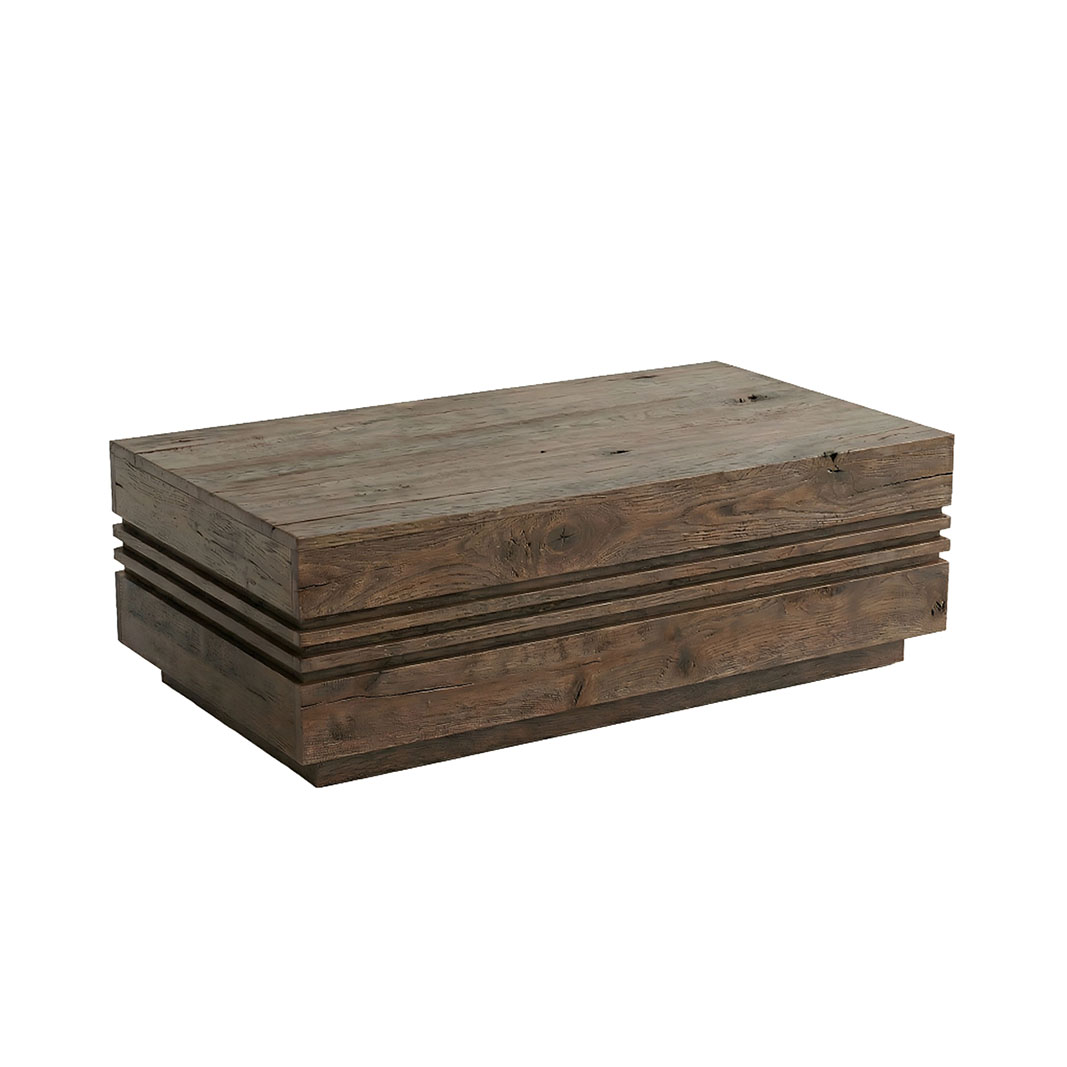 Salontafel Notch - Espresso - Mangohout - LABEL51