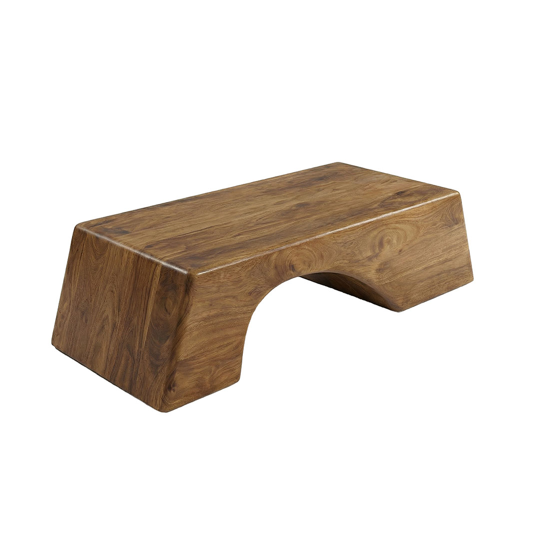 Salontafel Arc - Nature Smooth - Mangohout - Landelijk - LABEL51