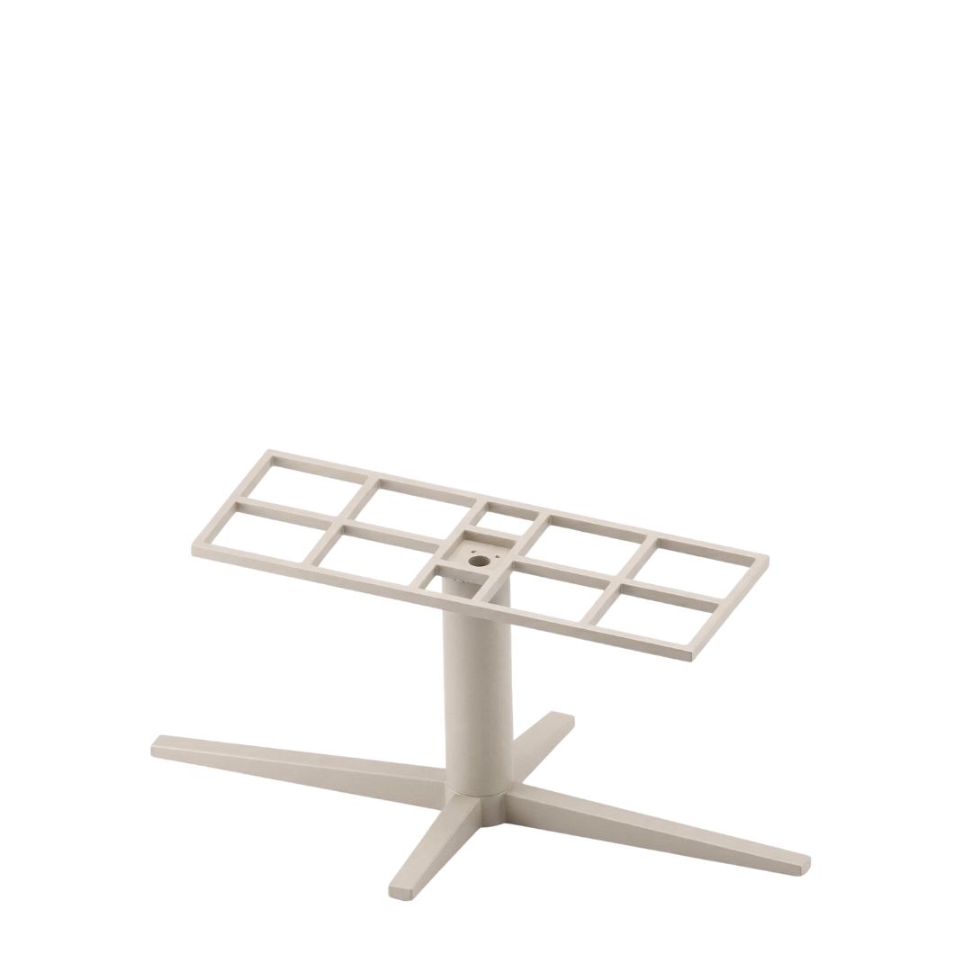 Eetkamertafel Kolom - Taupe - Metaal - LABEL51