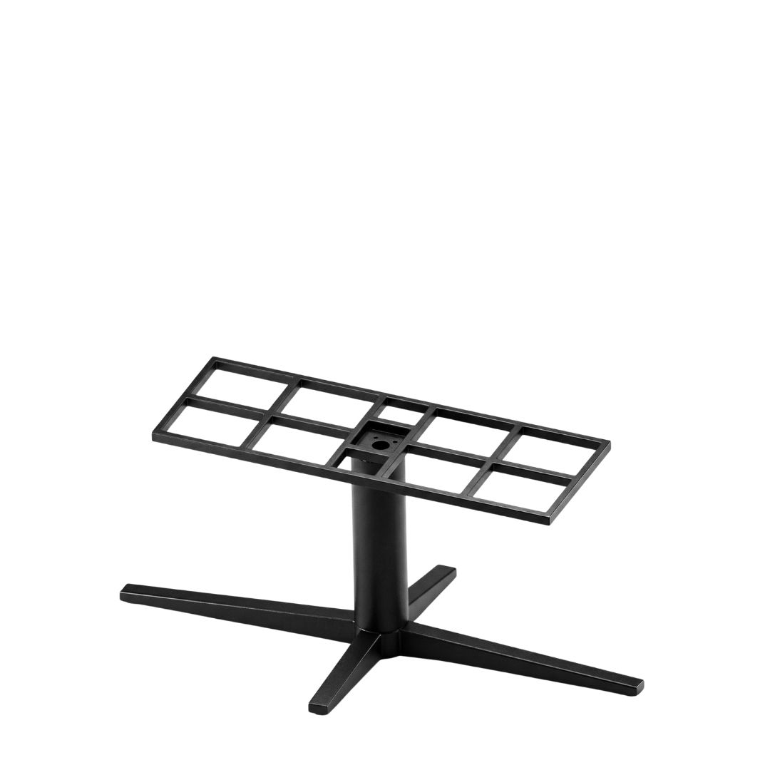 Eetkamertafel Kolom - Zwart - Metaal - LABEL51