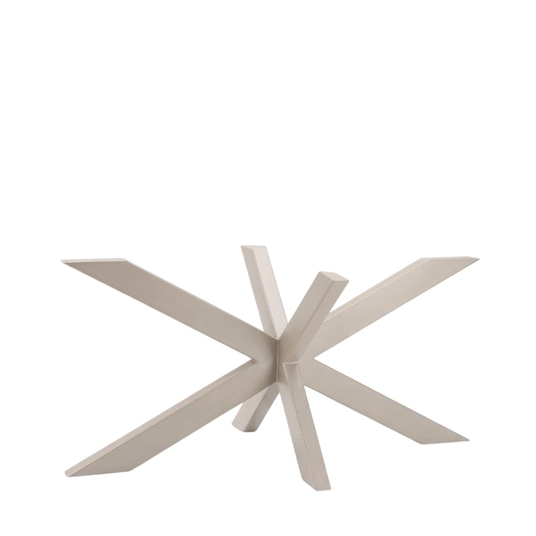 Eetkamertafel Matrix - Taupe - Metaal - LABEL51