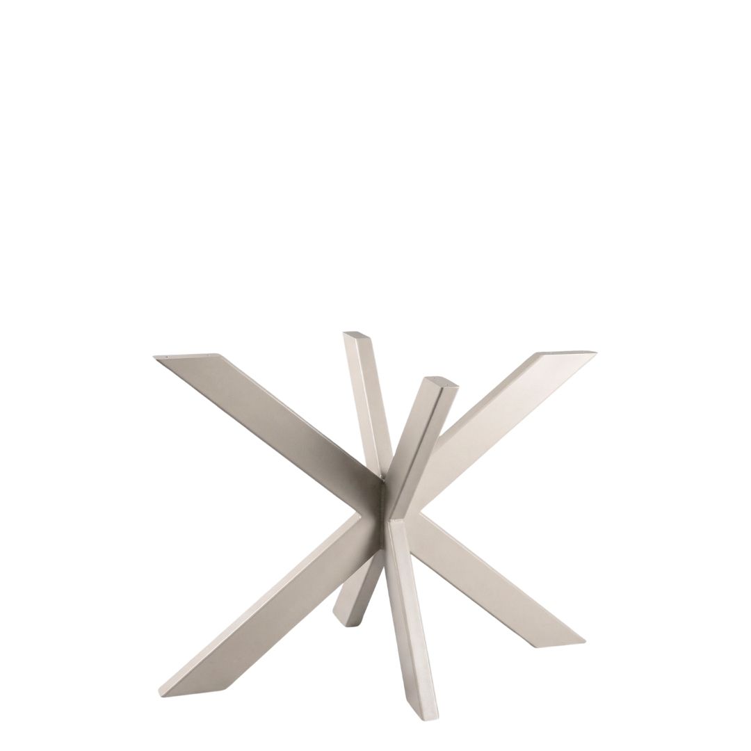 Eetkamertafel Matrix - Taupe - Metaal - LABEL51