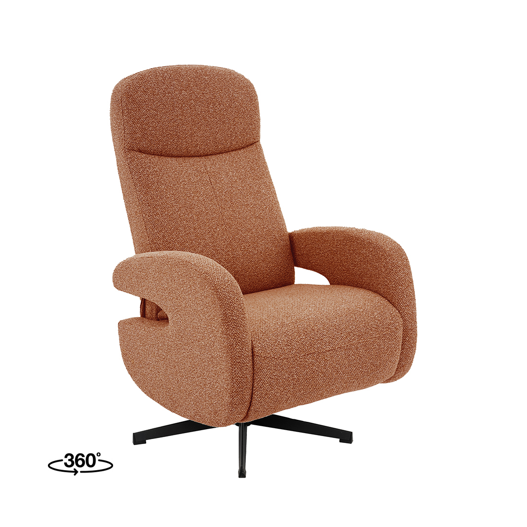 Fauteuil Esbjerg - Relaxfauteuil - Coral - Royal Boucle - Modern - LABEL51