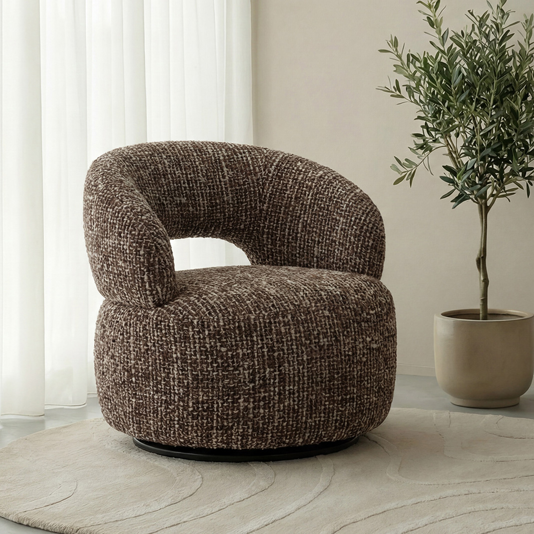 Fauteuil Nusanna - Cherry Chocolate - Silencio - LABEL51
