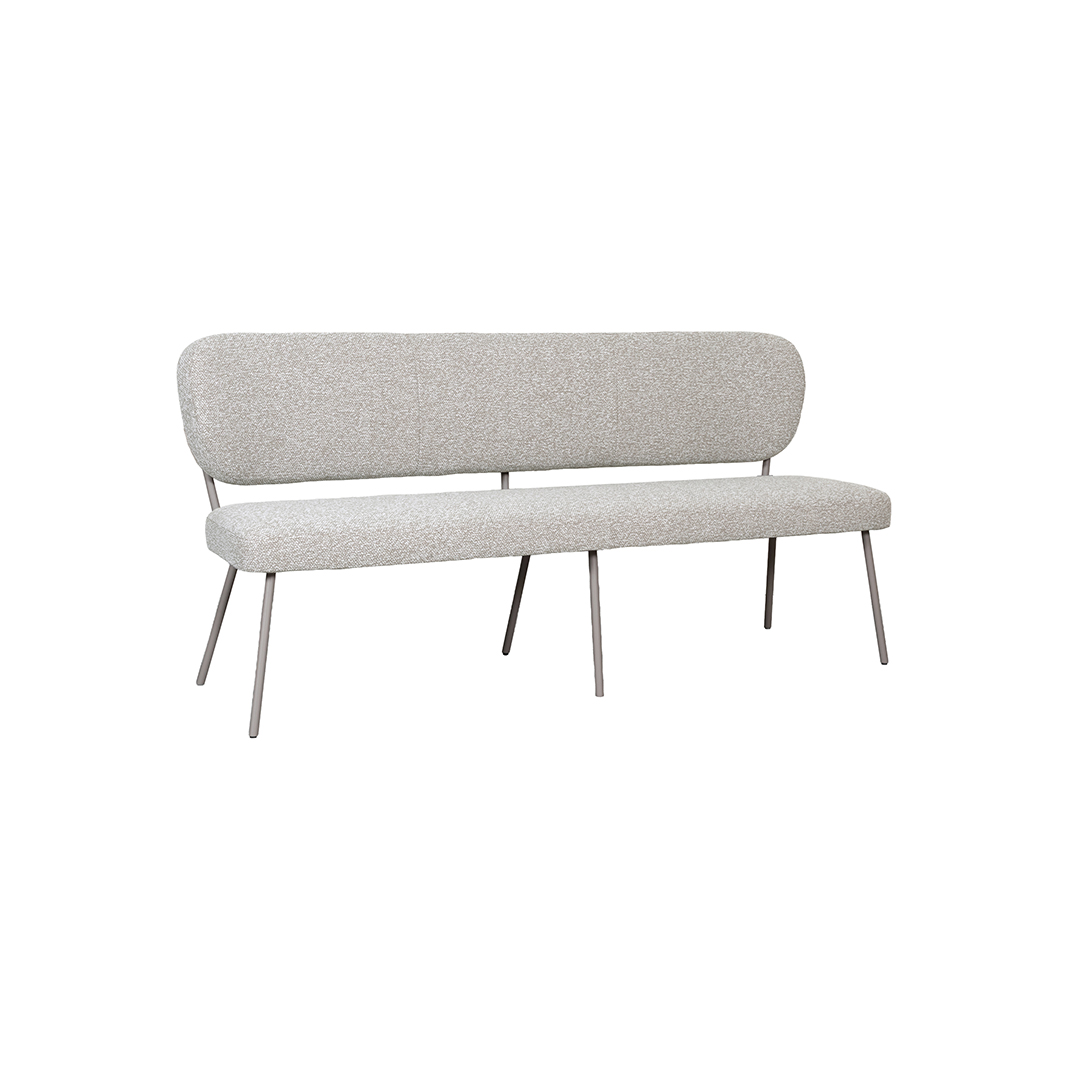 Eetkamerbank Singapore - Naturel - Boucle - LABEL51