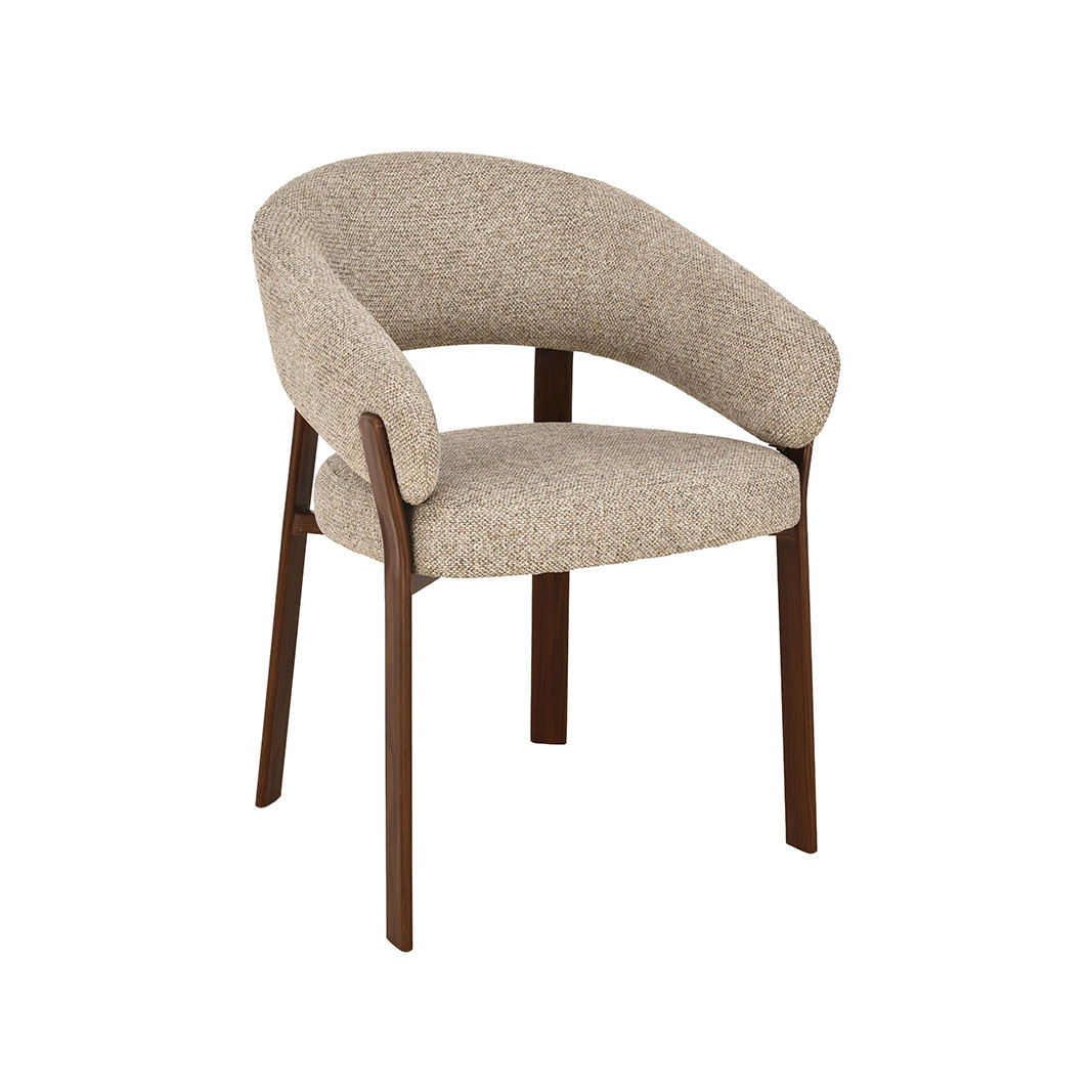 Eetkamerstoel Sato - Beige - Prestige - LABEL51