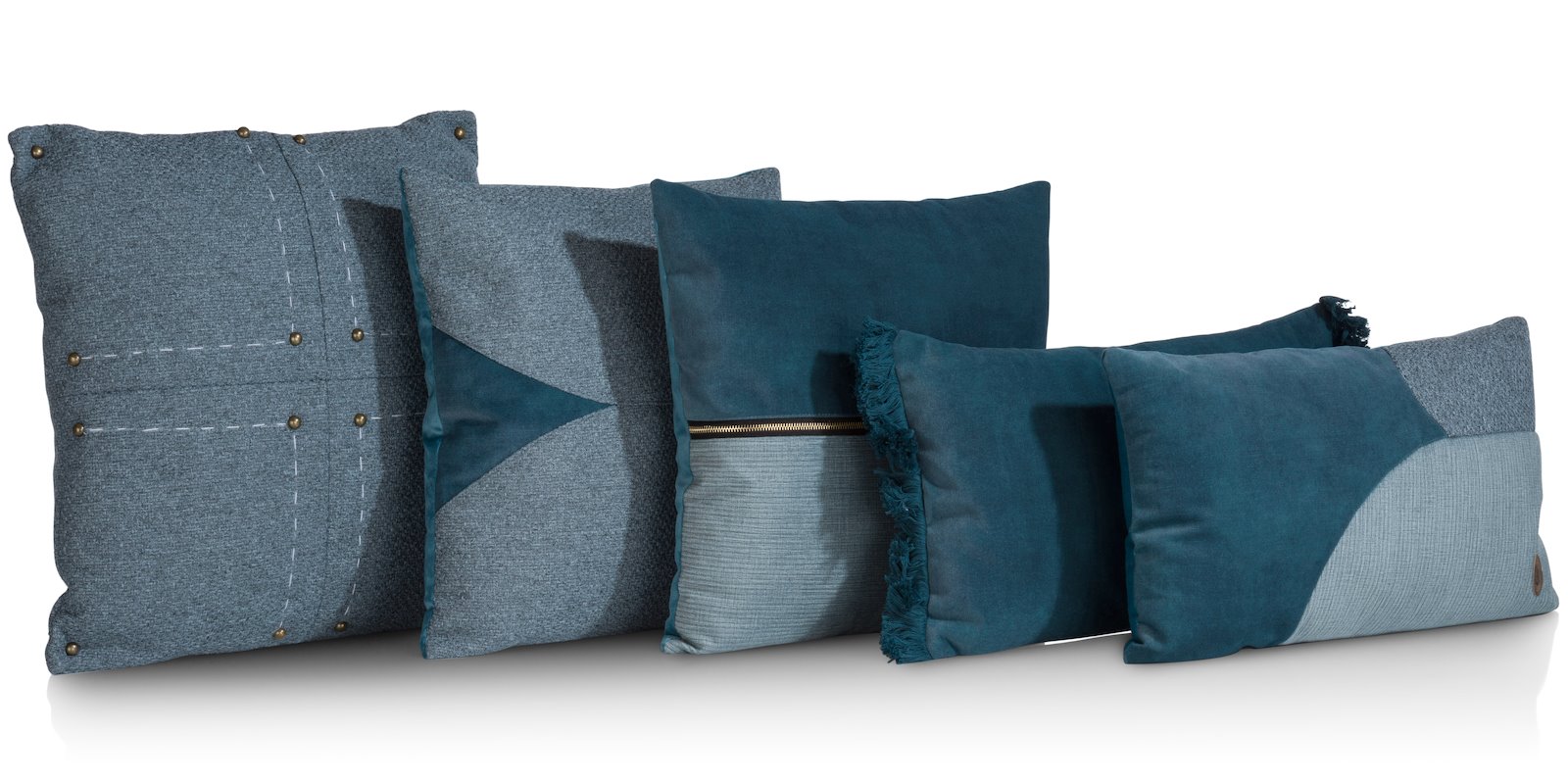 Sierkussen Coco Maison - Blauw - - Coco Maison