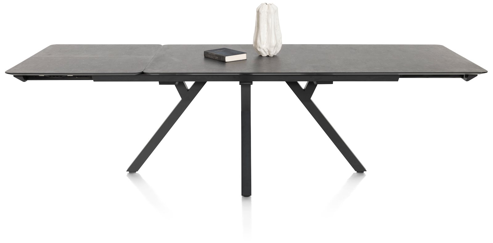 Eetkamertafel Perth - Antraciet - - Happy at Home