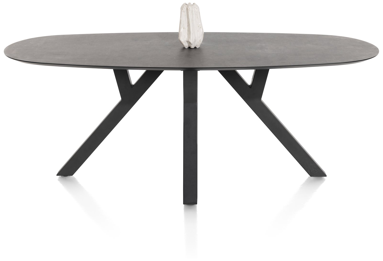 Eetkamertafel Perth - Antraciet - - Happy at Home