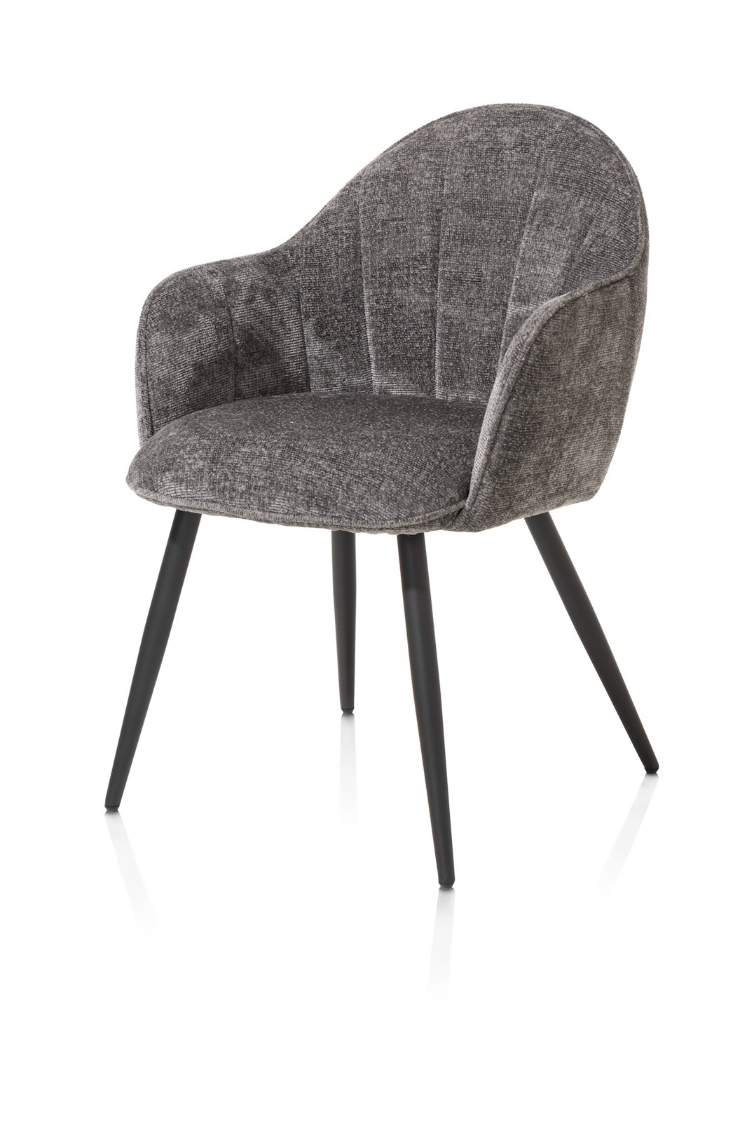 Eetkamerstoel Aron - Antraciet - - Happy at Home