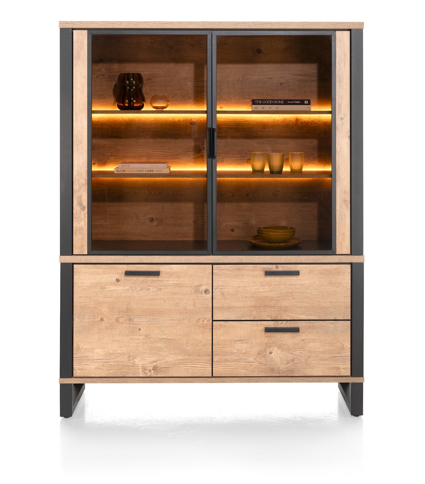 Dressoir Perth - Bruin - - Happy at Home