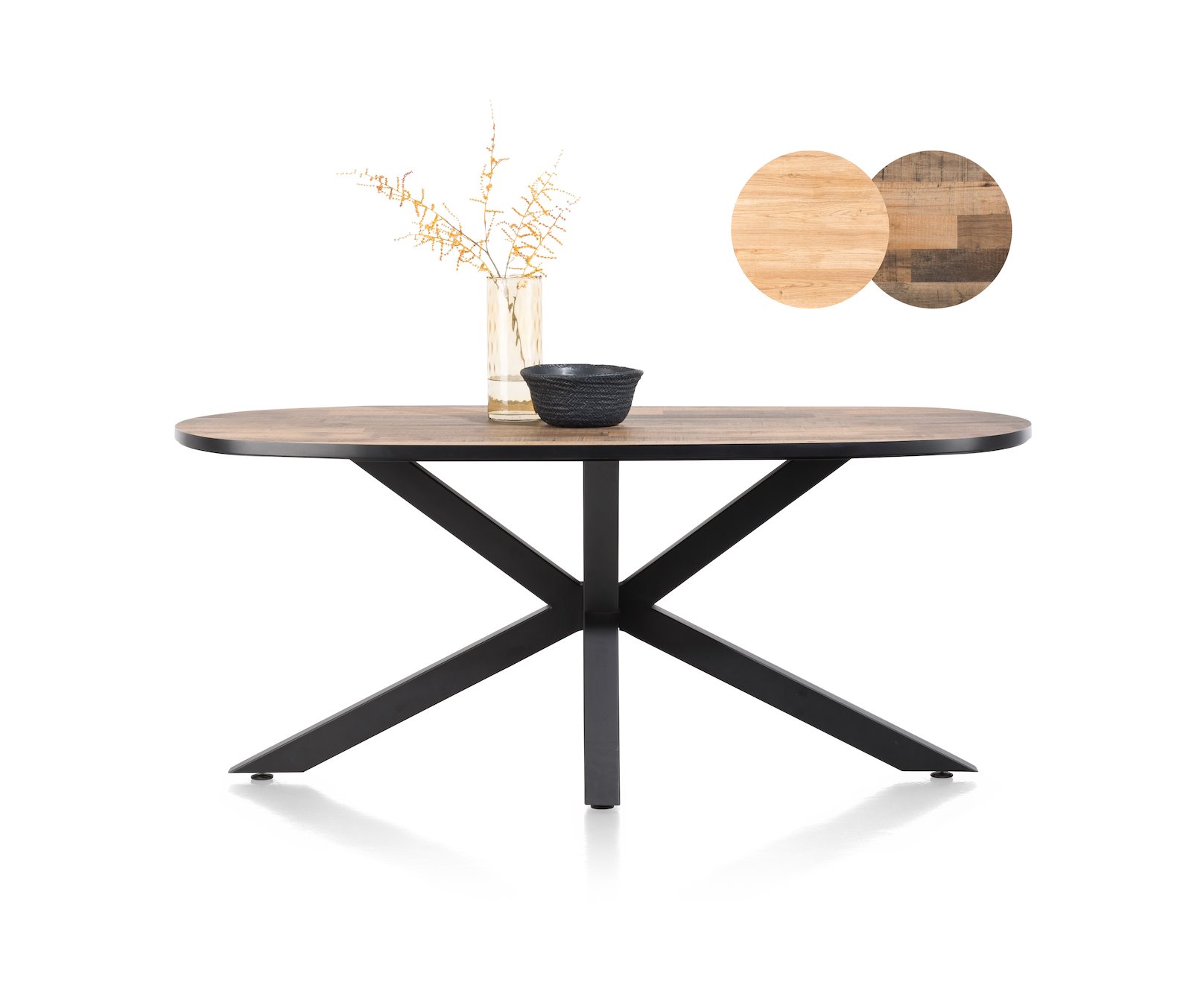 Eetkamertafel Sardinie - Naturel - - Happy at Home