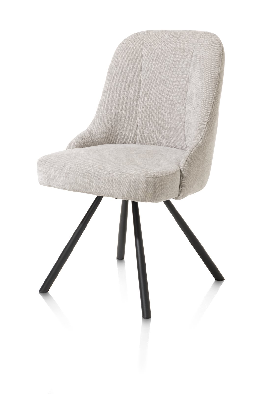 Eetkamerstoel Eva - Kiezel - - Happy at Home