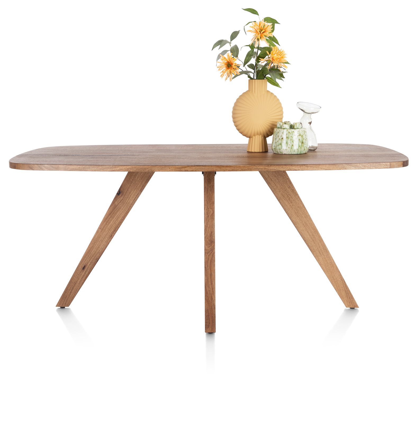 Eetkamertafel Everest - Bruin - - Happy at Home