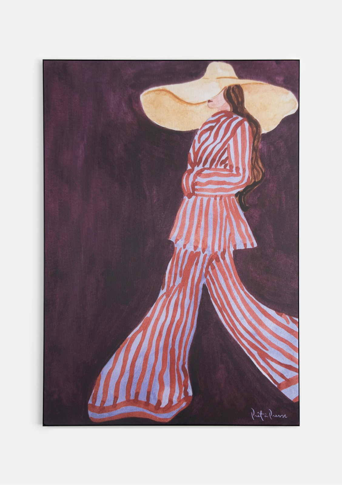 Wanddecoratie Coco Maison - Rood - Canvas - Coco Maison