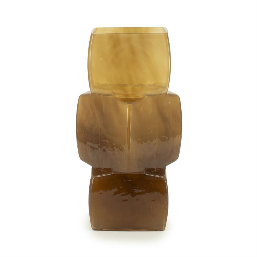 Decoratie Batu - Geel - Glas - By Boo