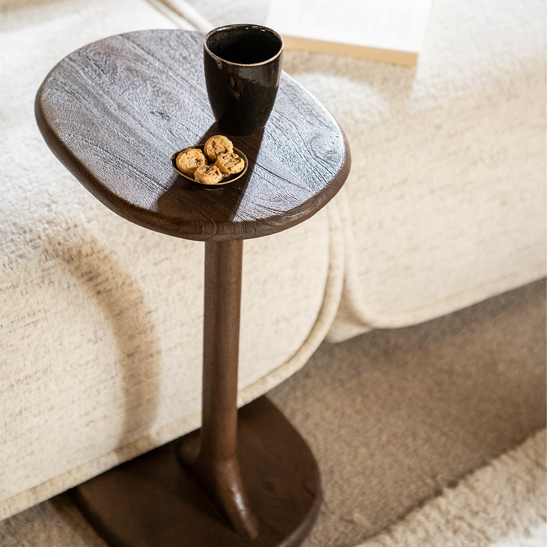 Bijzettafel Fenix - Bruin - Mango hout - By Boo