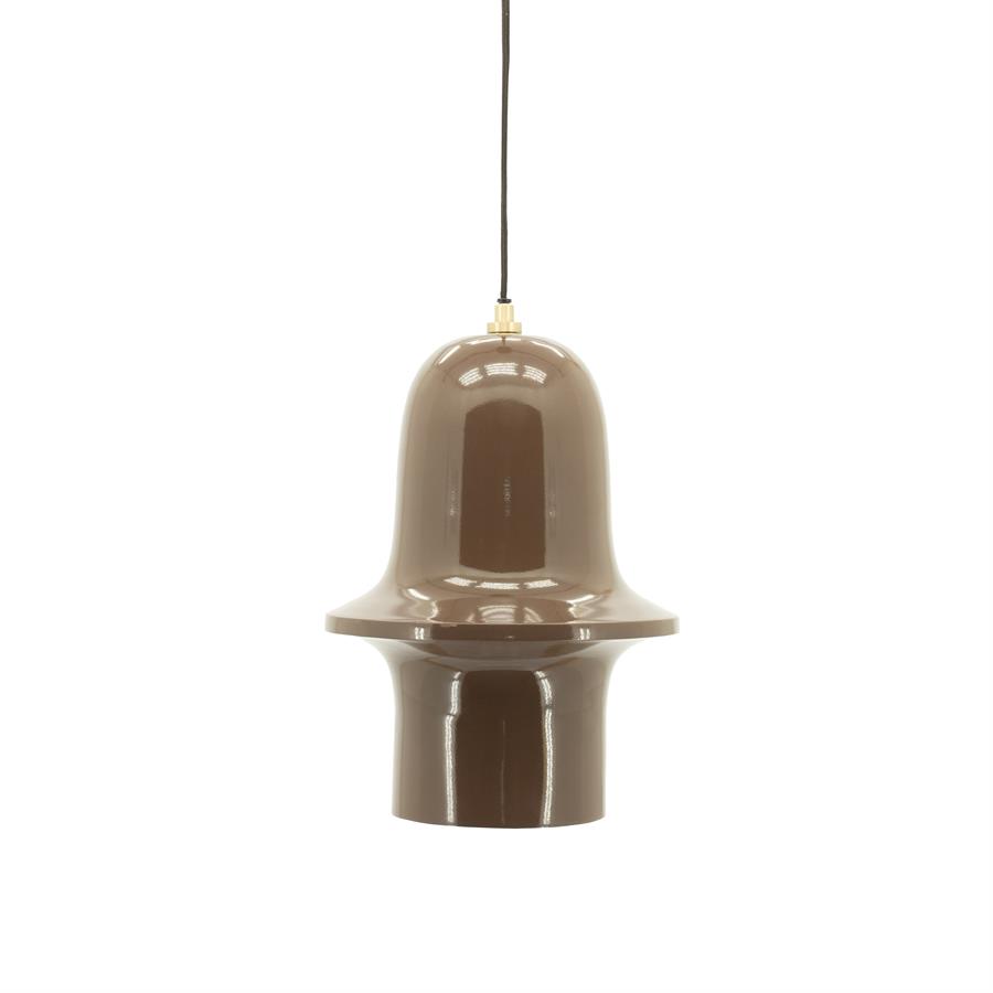 Hanglamp Bellure - Bruin - IJzer - 25x25x35 cm - By Boo